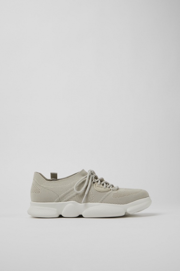 Camper Karst - Grauer Damensneaker aus Textil