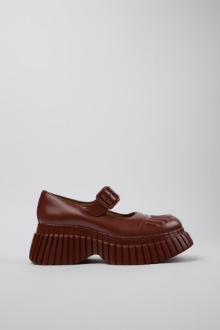 Camper BCN - Roter Damenschuh aus Leder. Camper BCN - Roter Damenschuh aus Leder.