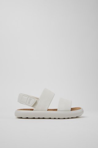 Camper Pelotas Flota - Weiße Ledersandalen für Damen. Camper Pelotas Flota - Weiße Ledersandalen für Damen.