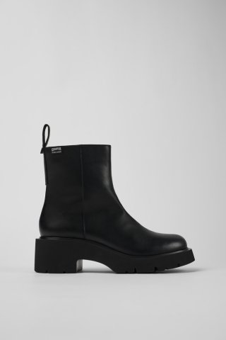 Camper Milah - Schwarzer Damenstiefel aus Leder Camper Milah - Schwarzer Damenstiefel aus Leder
