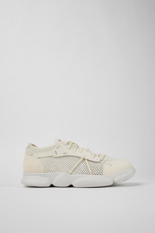 Camper Karst - Weißer Herrensneaker aus Textil