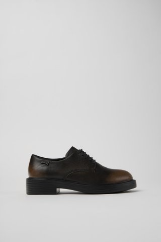 Camper Dean - Schwarzer Damenschuh aus Leder. Camper Dean - Schwarzer Damenschuh aus Leder.