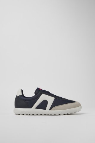 Camper Pelotas XLite - Blauer Herrensneaker aus Leder und Textil Camper Pelotas XLite - Blauer Herrensneaker aus Leder und Textil