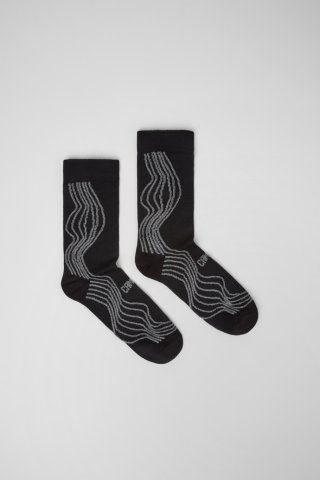 Camper Socks - Graaue Socken aus Bio-Baumwolle. Camper Socks - Graaue Socken aus Bio-Baumwolle.