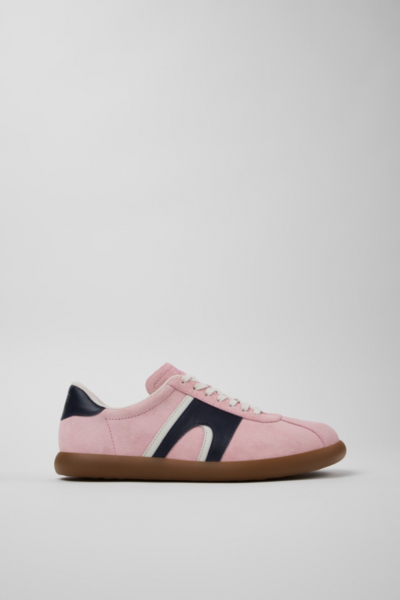Camper Pelotas Soller - Mehrfarbiger Herrensneaker aus Nubukleder und Leder.