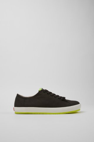 Camper Peu Rambla - Grauer Herrensneaker aus Recyclingbaumwolle.