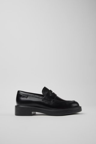 Camper Dean - Schwarzer Lederschuh für Damen. Camper Dean - Schwarzer Lederschuh für Damen.