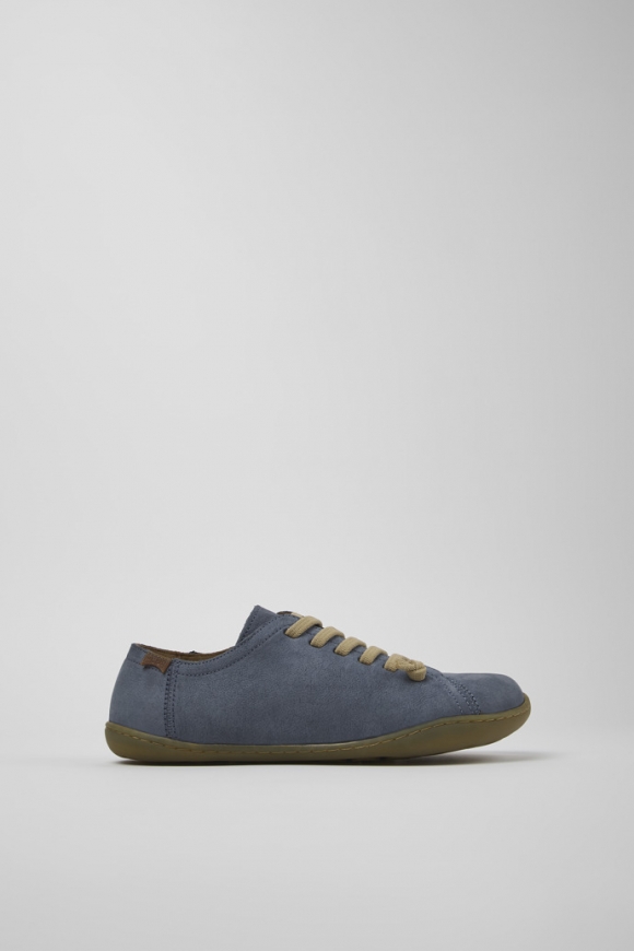 Camper Peu - Blauer Damenschuh aus Nubukleder