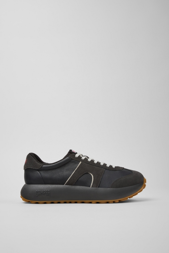 Camper Pelotas Athens - Mehrfarbiger Herrensneaker aus Leder und Nubukleder.