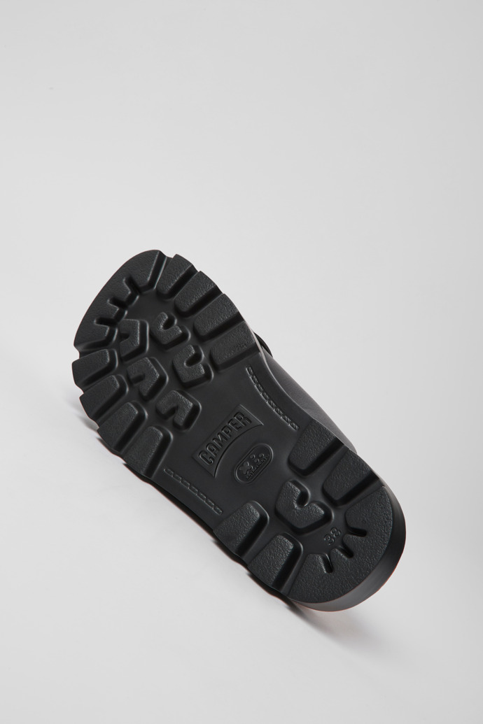Camper Brutus Sandal - Schwarze Damensandale aus Leder