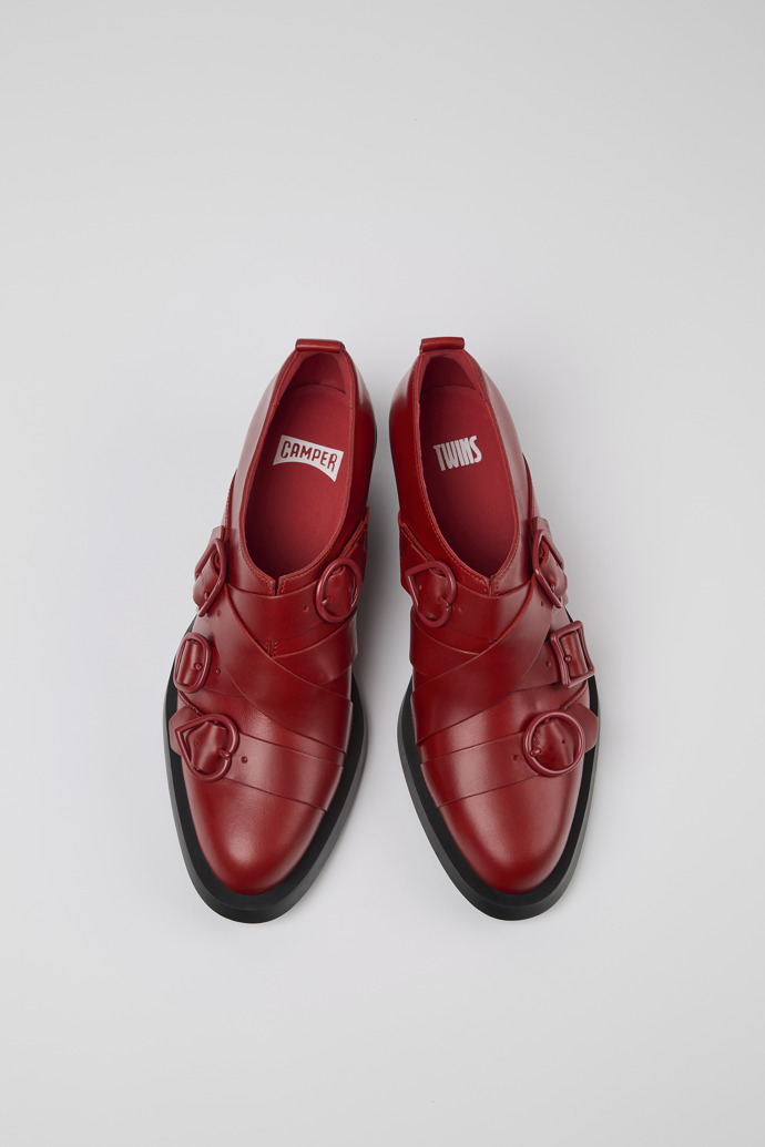 Camper Twins - Roter Lederschuh für Damen