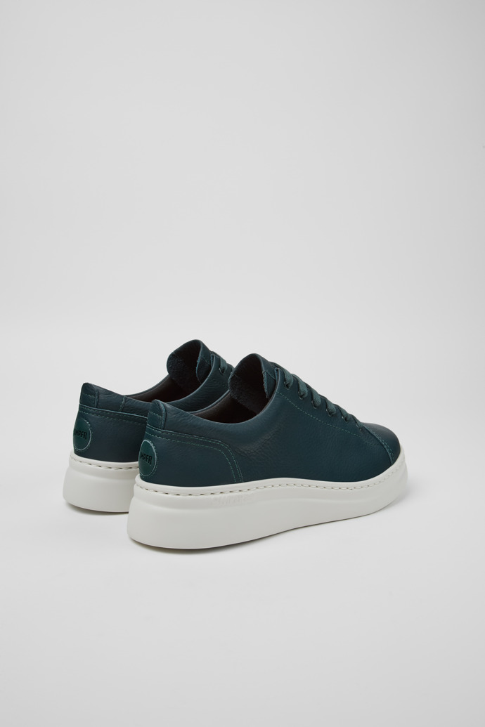 Camper Runner Up - Grüne Ledersneaker für Damen