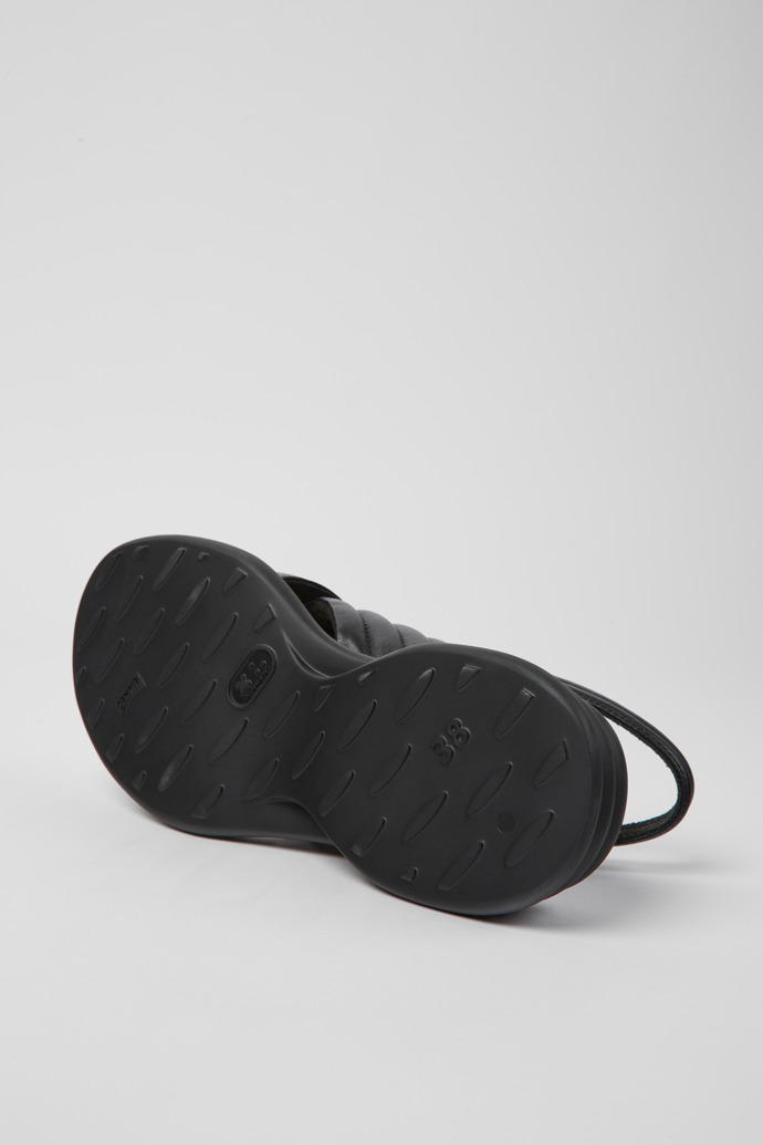 Camper Spiro - Schwarze Damensandale aus Leder