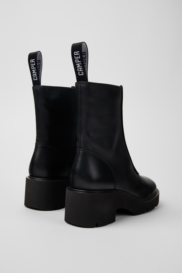 Camper Milah - Schwarze Stiefeletten aus Leder für Damen.