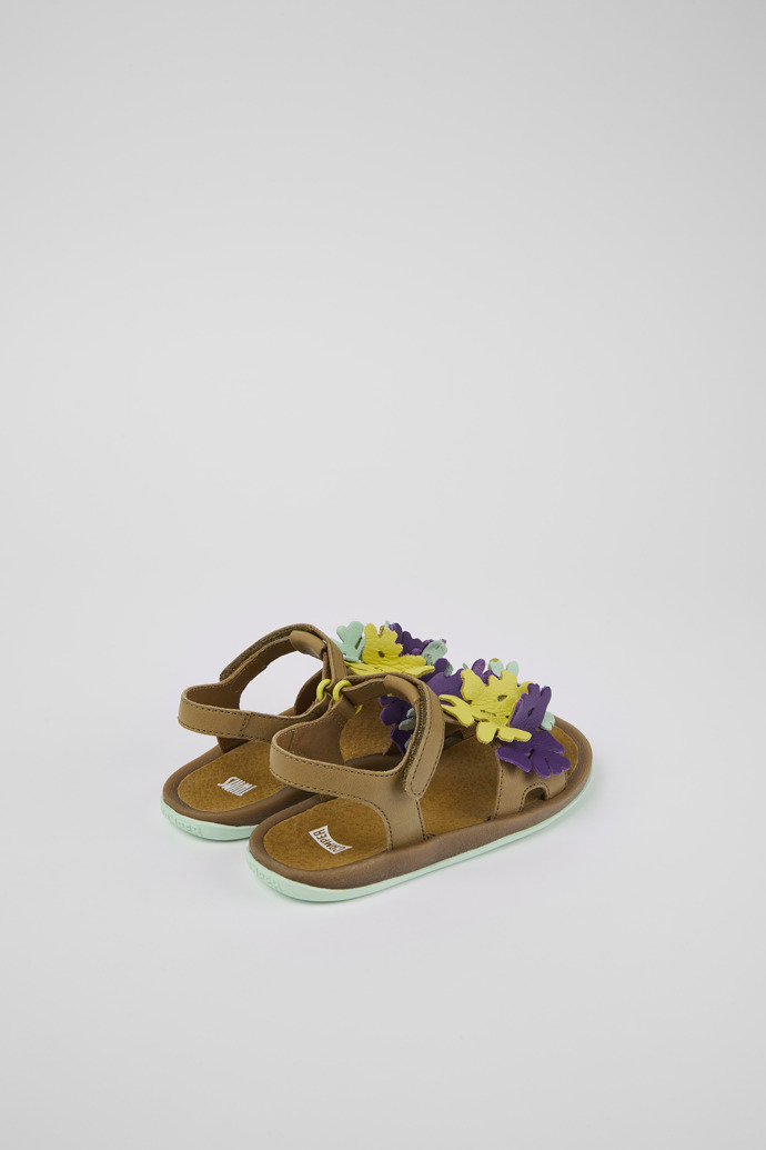 Camper Twins - Mehrfarbige Ledersandalen