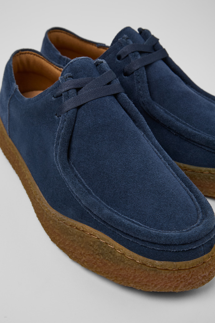 Camper Peu Terreno - Blauer Herrenschuh aus Nubukleder