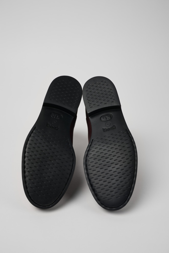 Camper Iman - Weinroter Chelseastiefel für Damen aus Leder