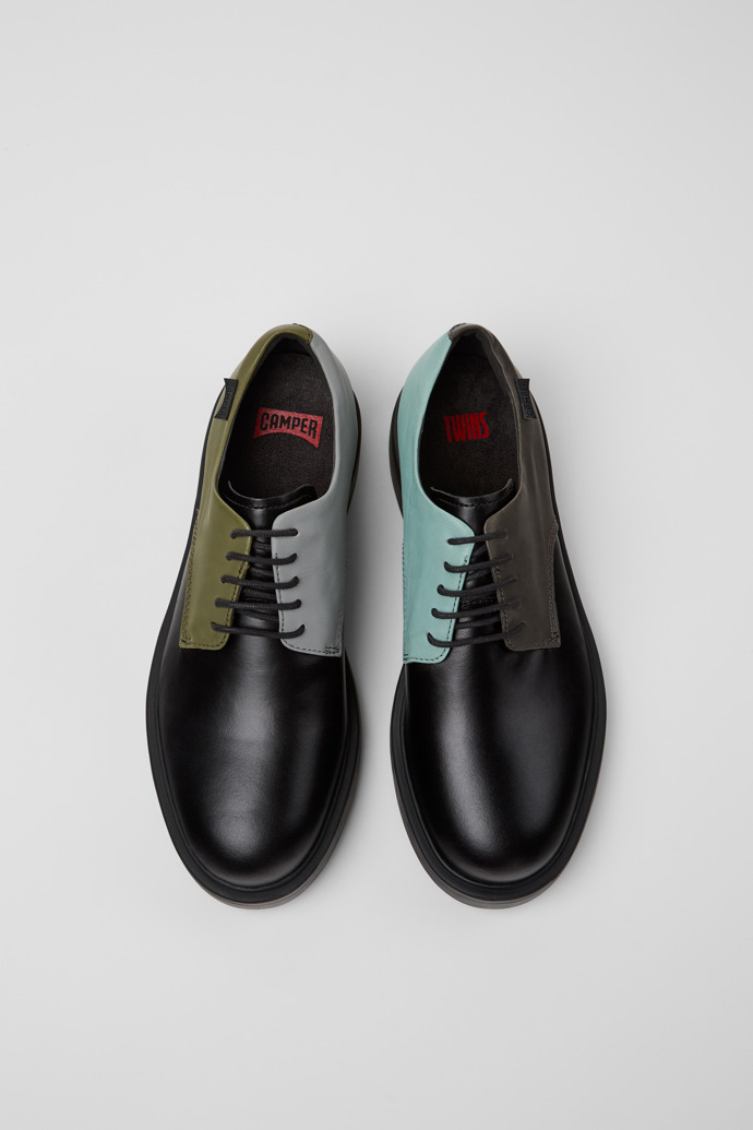 Camper Twins - Mehrfarbiger Herrenschuh aus Leder.