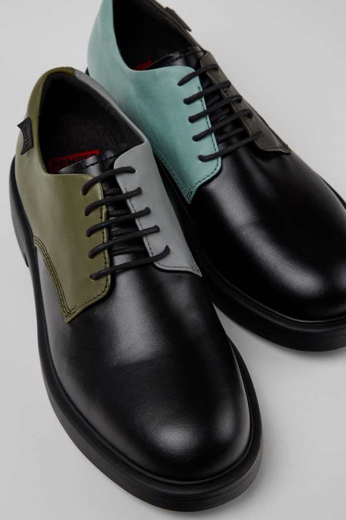 Camper Twins - Mehrfarbiger Herrenschuh aus Leder.