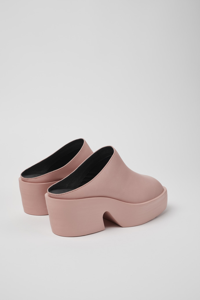 Camper Billie - Rosa Lederclogs für Damen