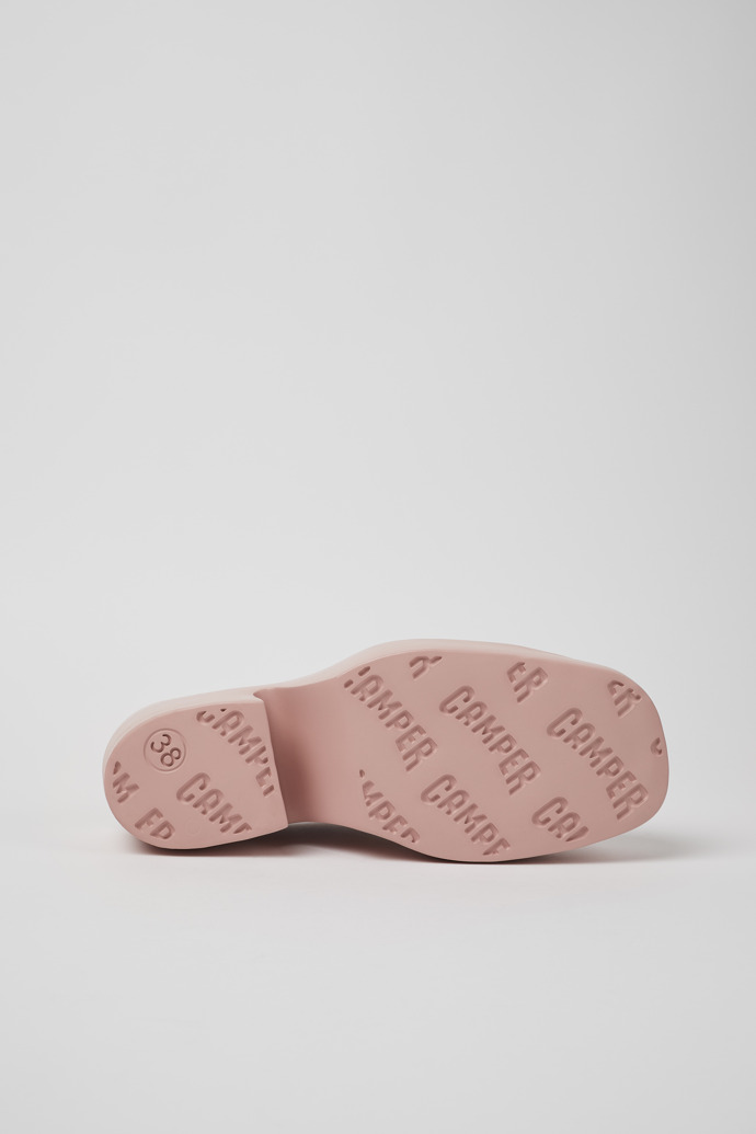 Camper Billie - Rosa Lederclogs für Damen