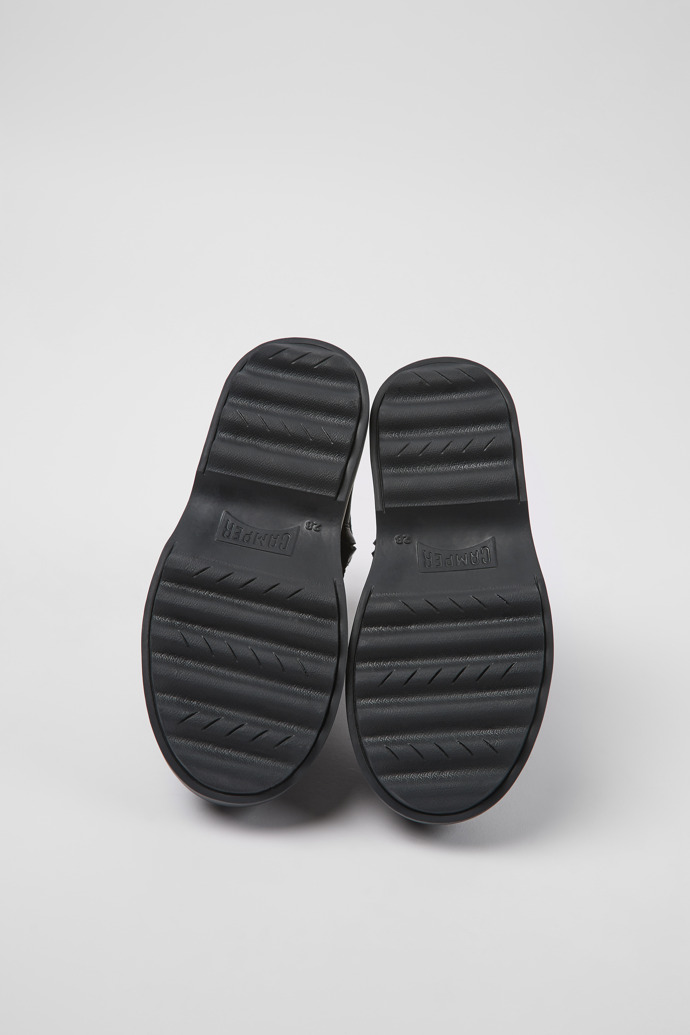 Camper Twins - Schwarze Kinderstiefelette aus Leder