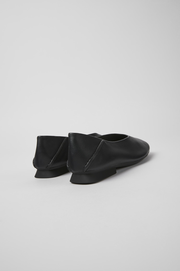 Camper Casi Myra - Schwarzer Lederballerina für Damen.