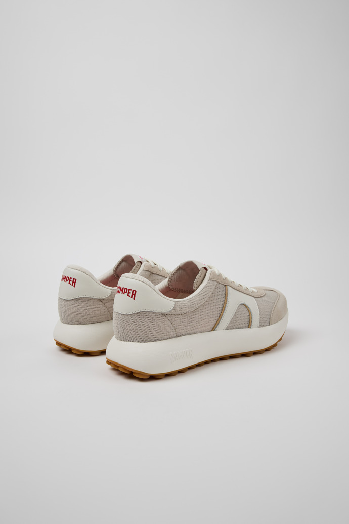 Camper Pelotas Athens - Mehrfarbiger Herrensneaker aus Recycling-PET und Nubukleder.