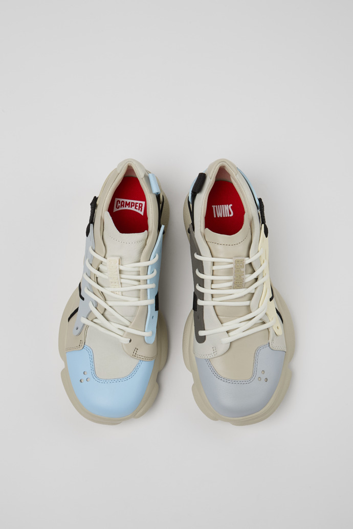 Camper Twins - Mehrfarbiger Damensneaker aus Leder und Textil