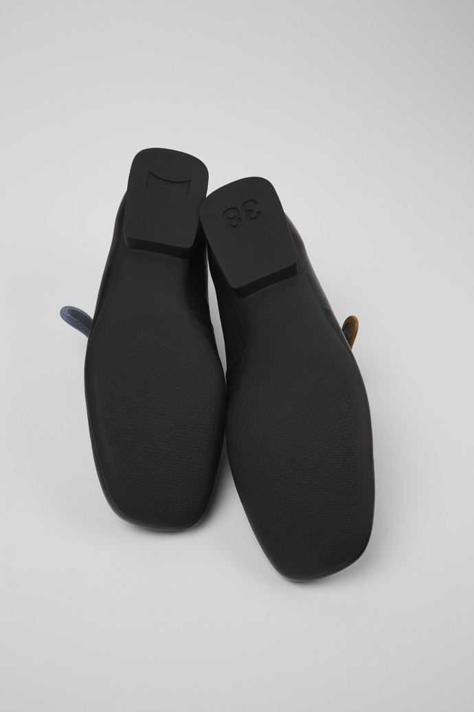 Camper Twins - Schwarze Damenballerinas aus Leder