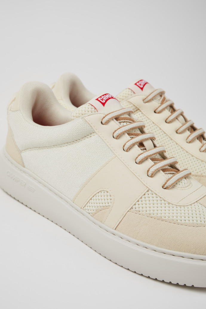 Camper Runner K21 Sorona® - Weißer Damensneaker aus Sorona Mesh.