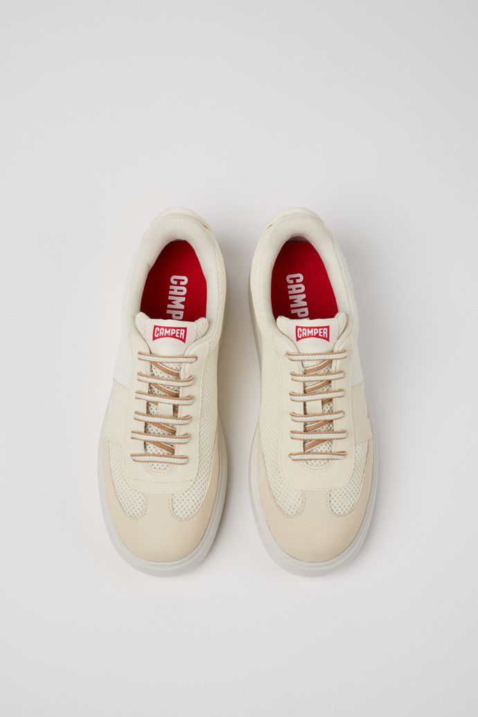 Camper Runner K21 Sorona® - Weißer Damensneaker aus Sorona Mesh.