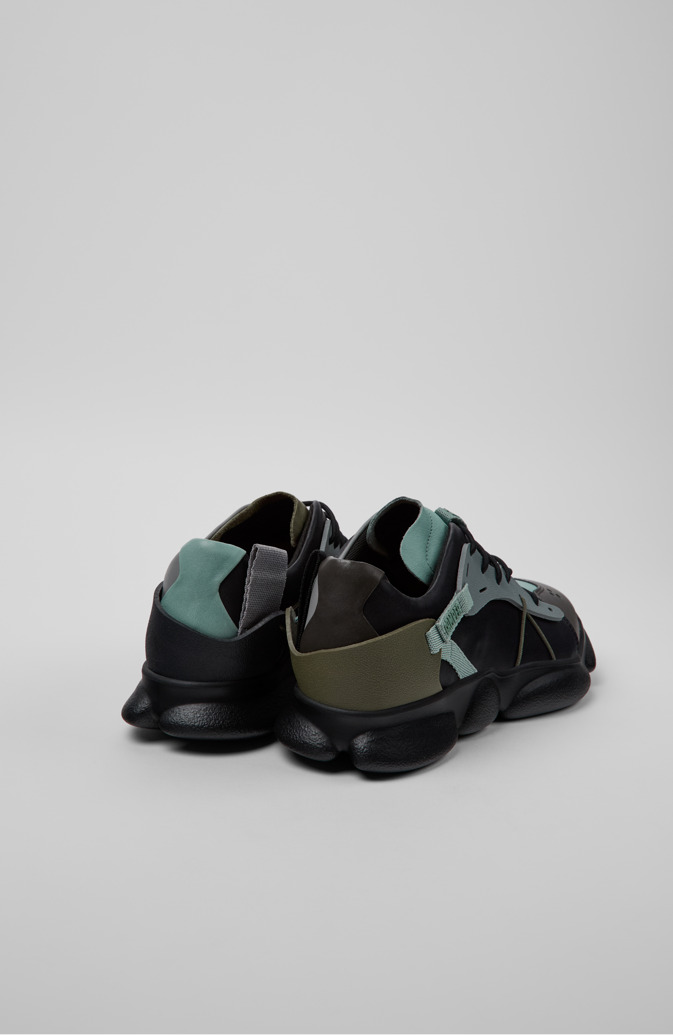 Camper Twins - Mehrfarbiger Herrensneaker aus Leder und Textil.