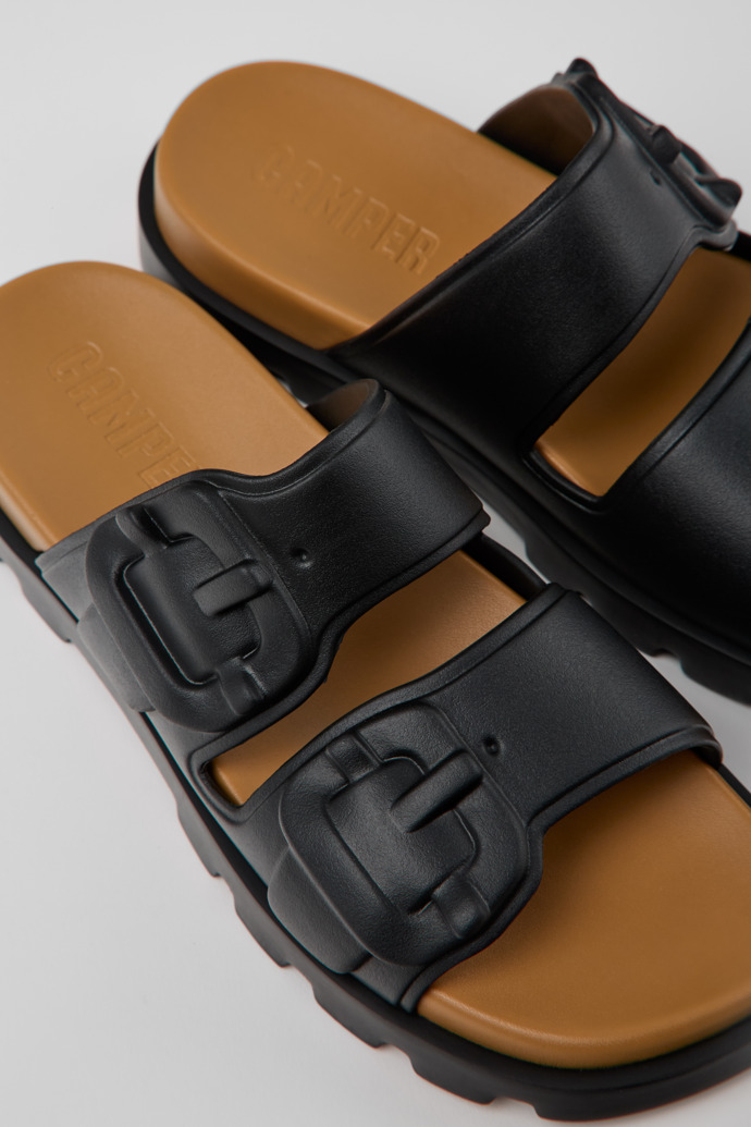 Camper Brutus Sandal - Schwarze EVA-Sandalen für Damen.