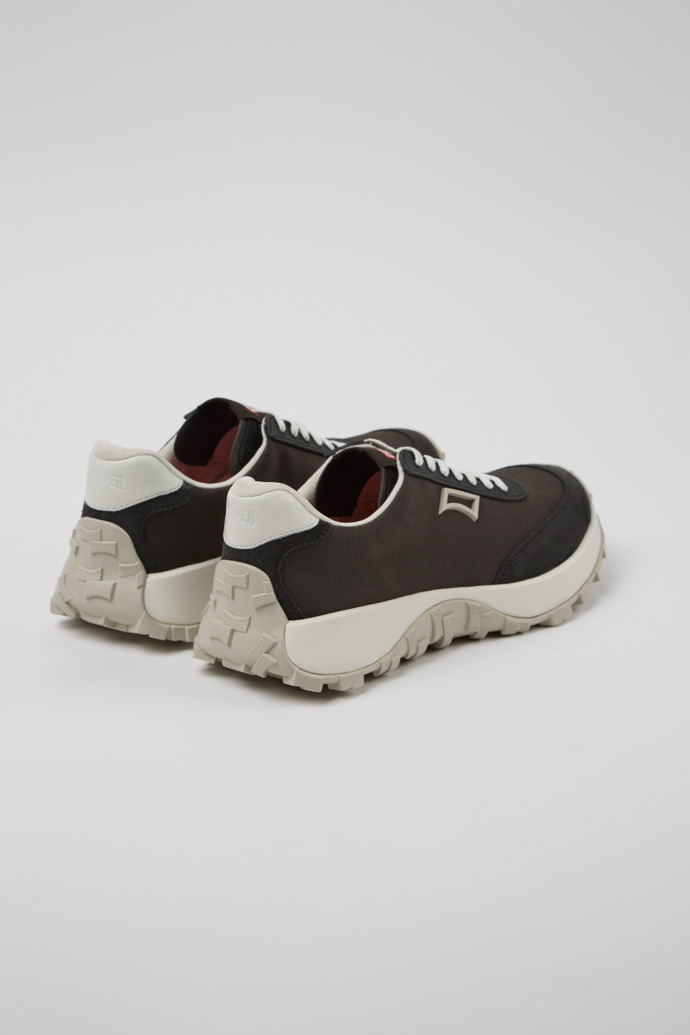 Camper Drift Trail VIBRAM - Mehrfarbiger Herrensneaker aus Recycling-PET und Nubukleder.