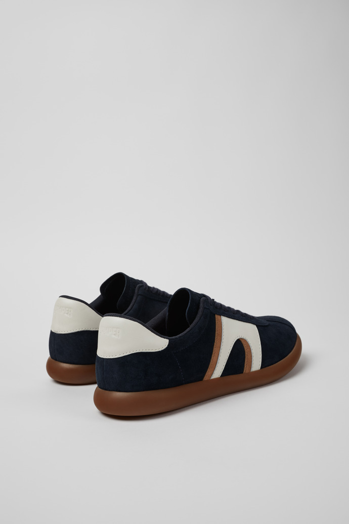 Camper Pelotas Soller - Mehrfarbiger Herrensneaker aus Nubukleder und Leder.