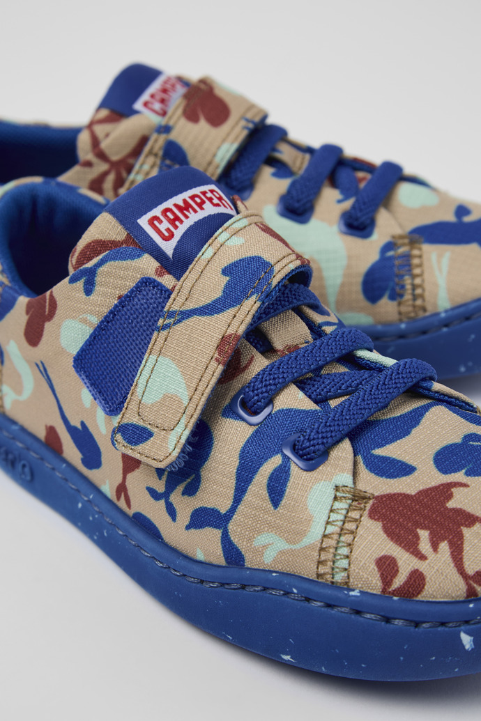 Camper Peu Touring - Mehrfarbiger Slipper aus Textil