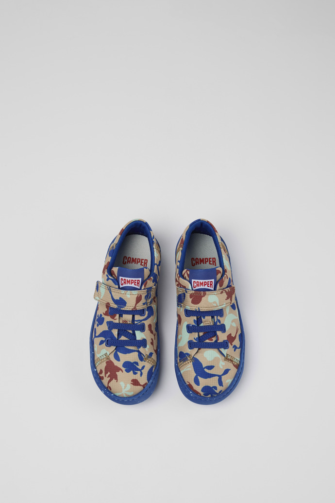 Camper Peu Touring - Mehrfarbiger Slipper aus Textil