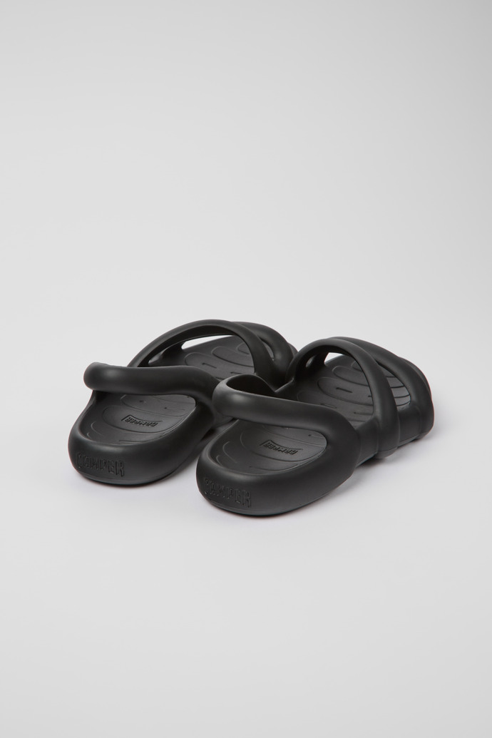 Camper Kobarah Flat Wide - Schwarze Sandalen.