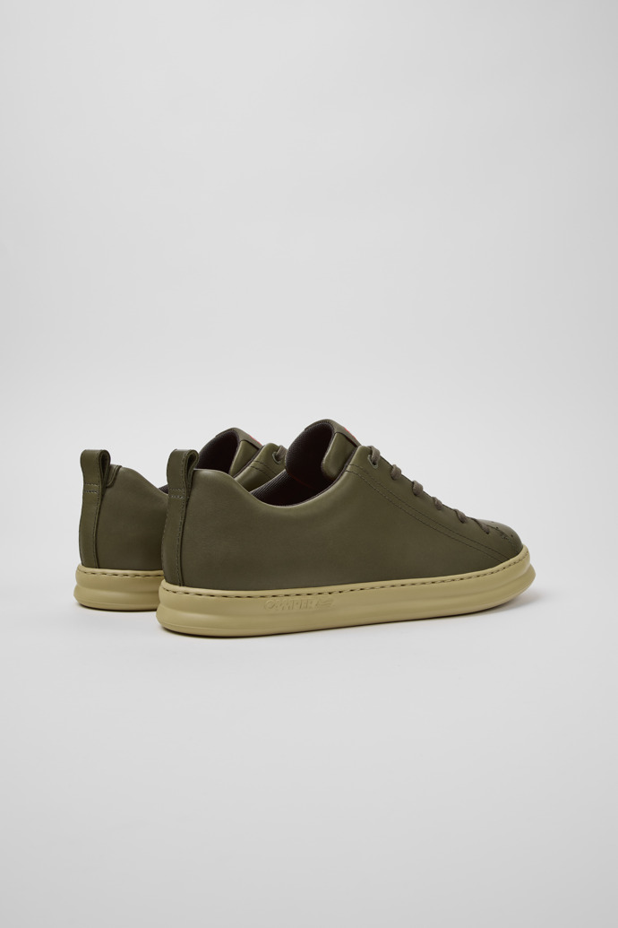 Camper Runner - Grüner Herrensneaker aus Leder.