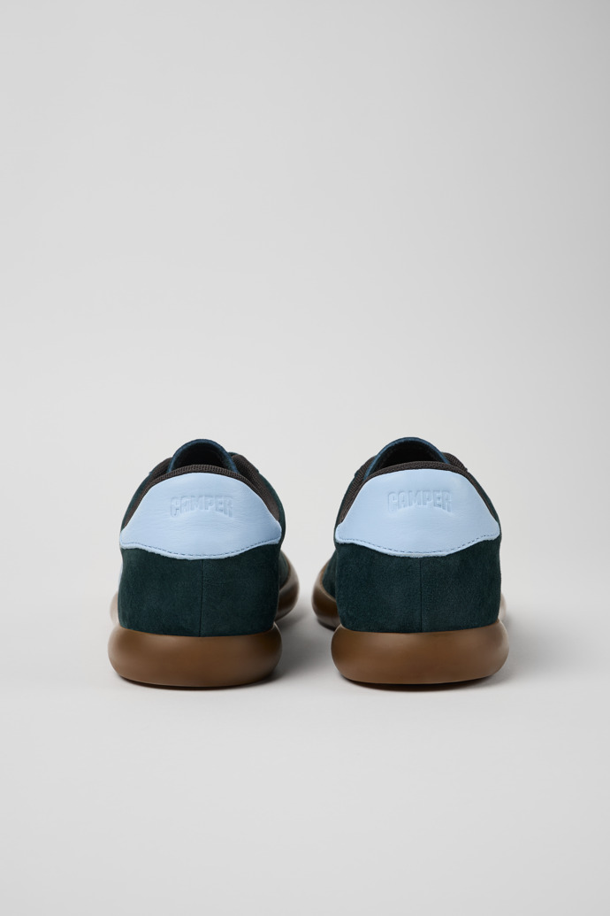 Camper Pelotas Soller - Grüner Herrensneaker aus Nubukleder/Leder