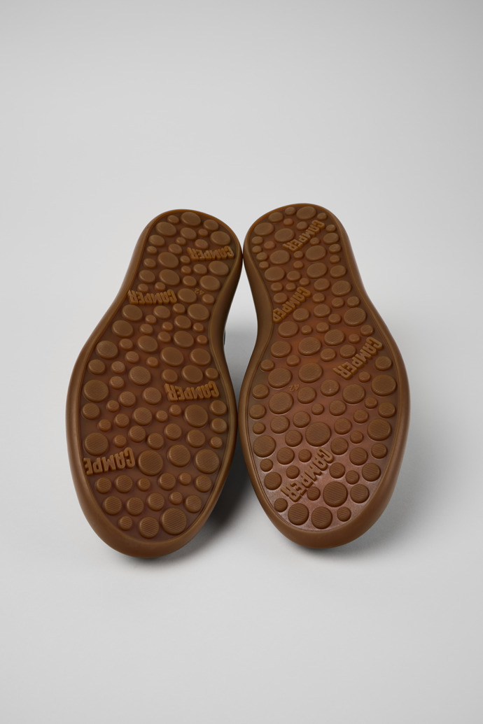 Camper Pelotas Soller - Grüner Herrensneaker aus Nubukleder/Leder