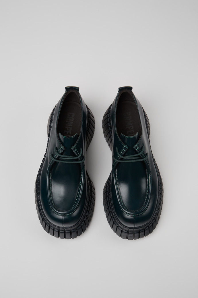 Camper BCN - Grüner Damenschuh aus Leder