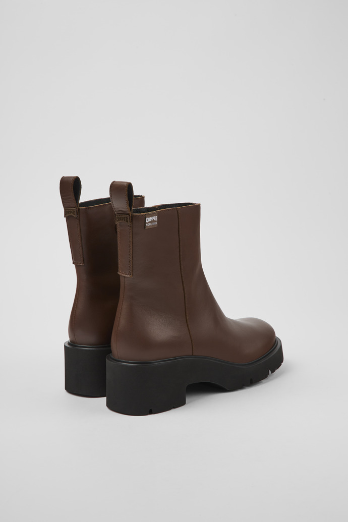 Camper Milah HYDROSHIELD® - Brauner Damenstiefel aus Leder