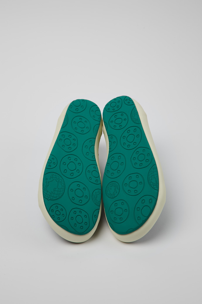 Camper Peu Rambla - Grüner Herrensneaker aus recycelter Baumwolle.