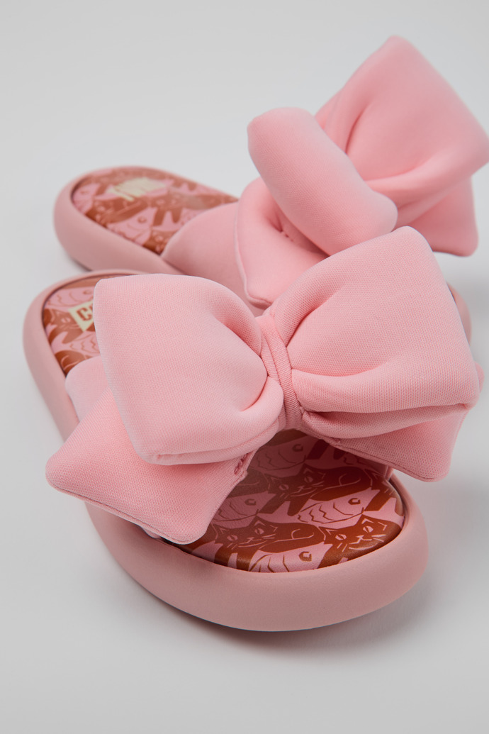 Camper Pelotas Flota - Rosa Kindersandalen aus Recycling-PET.