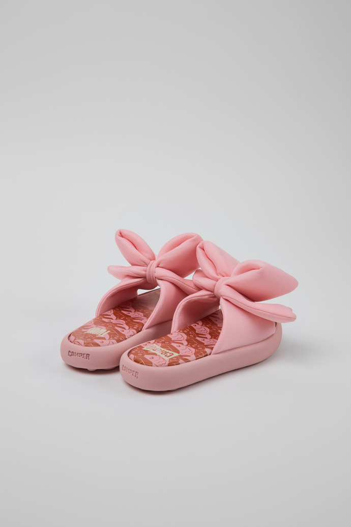 Camper Pelotas Flota - Rosa Kindersandalen aus Recycling-PET.