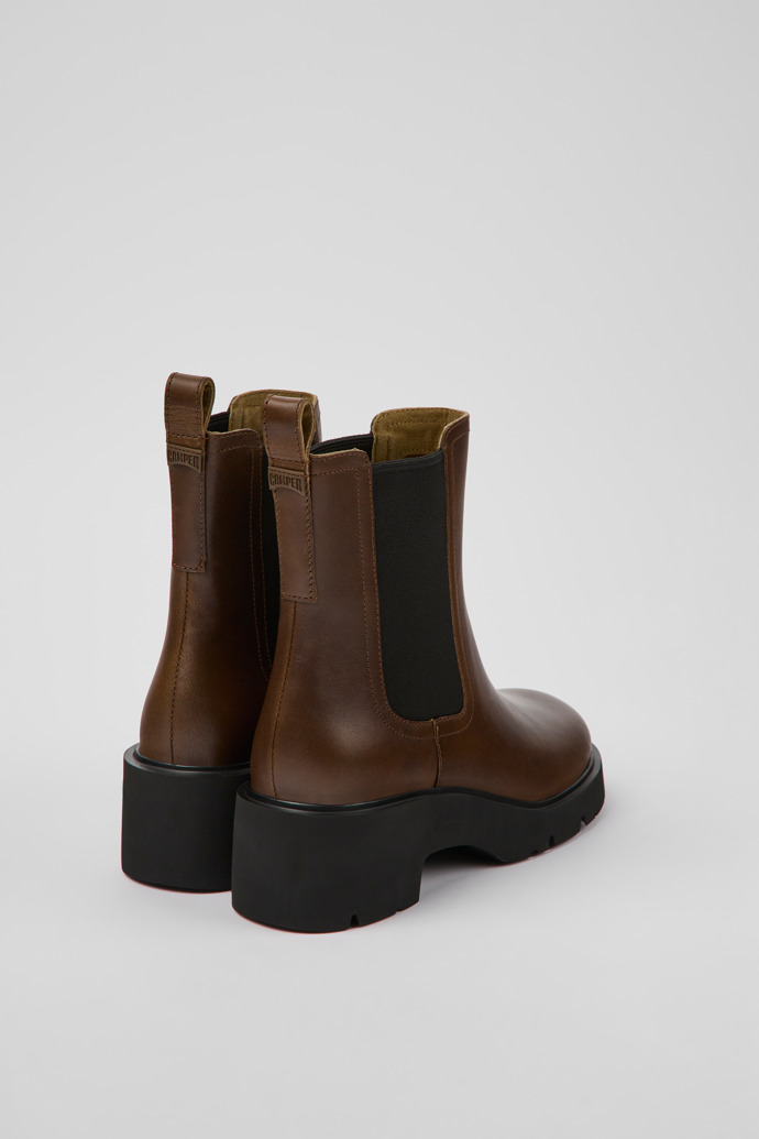 Camper Milah - Brauner Chelseastiefel für Damen aus Leder
