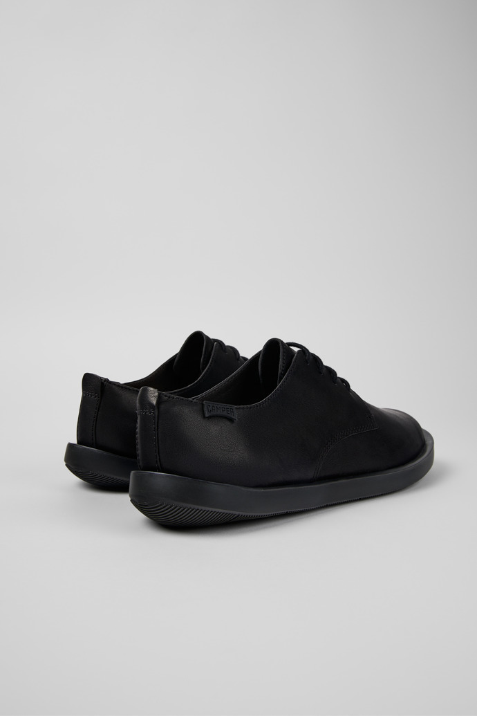 Camper Wagon - Schwarzer Lederschnürschuh für Herren