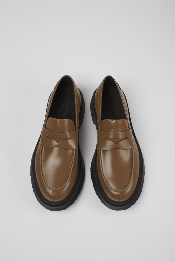Camper Walden - Brauner Herrenloafer aus Leder